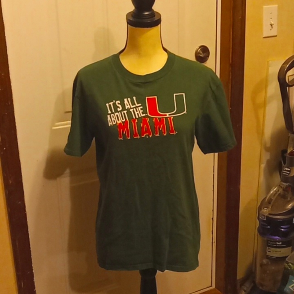 University‎ of Miami All About The U Green T Shirt